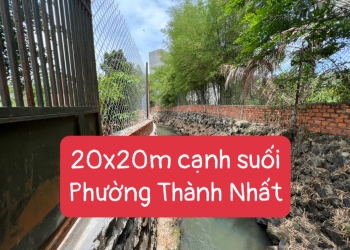 Bán lô đất view suối đẹp phường Thành Nhất 20×20 giá 1,7 tỷ